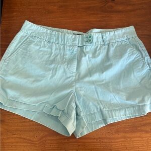 Vineyard Vines Women's Light Blue High Waist Shorts